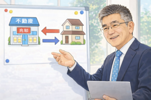 家を売却する時の不動産会社の選び方｜失敗しない判断基準のイメージ画像｜Chat GPTで作成